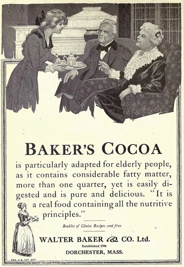 bakers cocoa advertisement in Overland Monthly January 1919