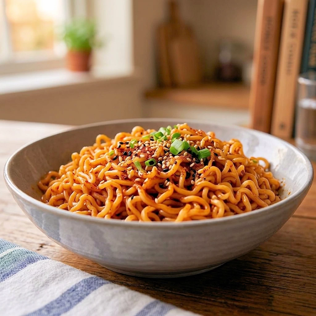 Fast Spicy Comfort Food: Gochujang Butter Noodles for One