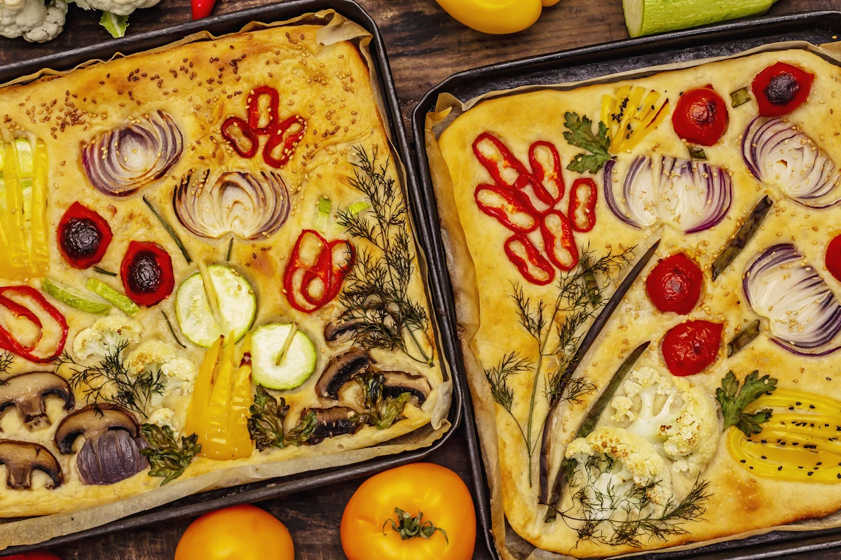 Spring Garden Focaccia
