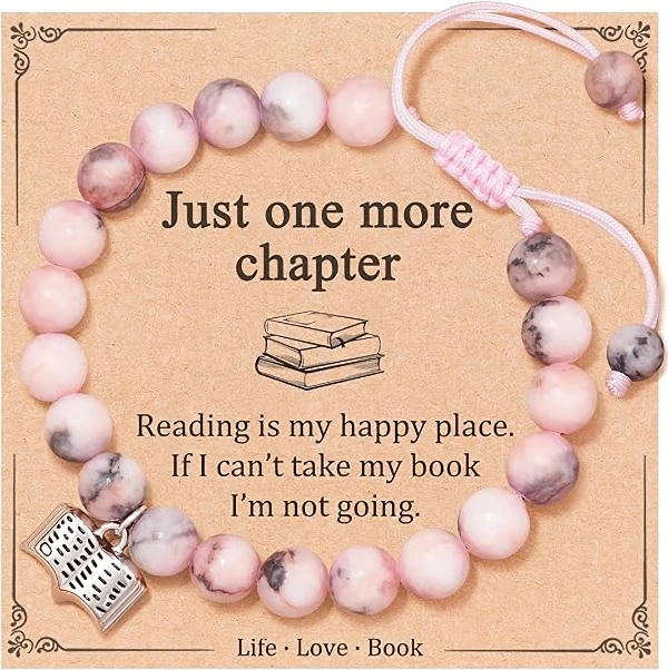book charm bracelet
