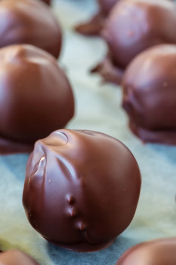 buckeye balls chocolate peanut butter ball candy