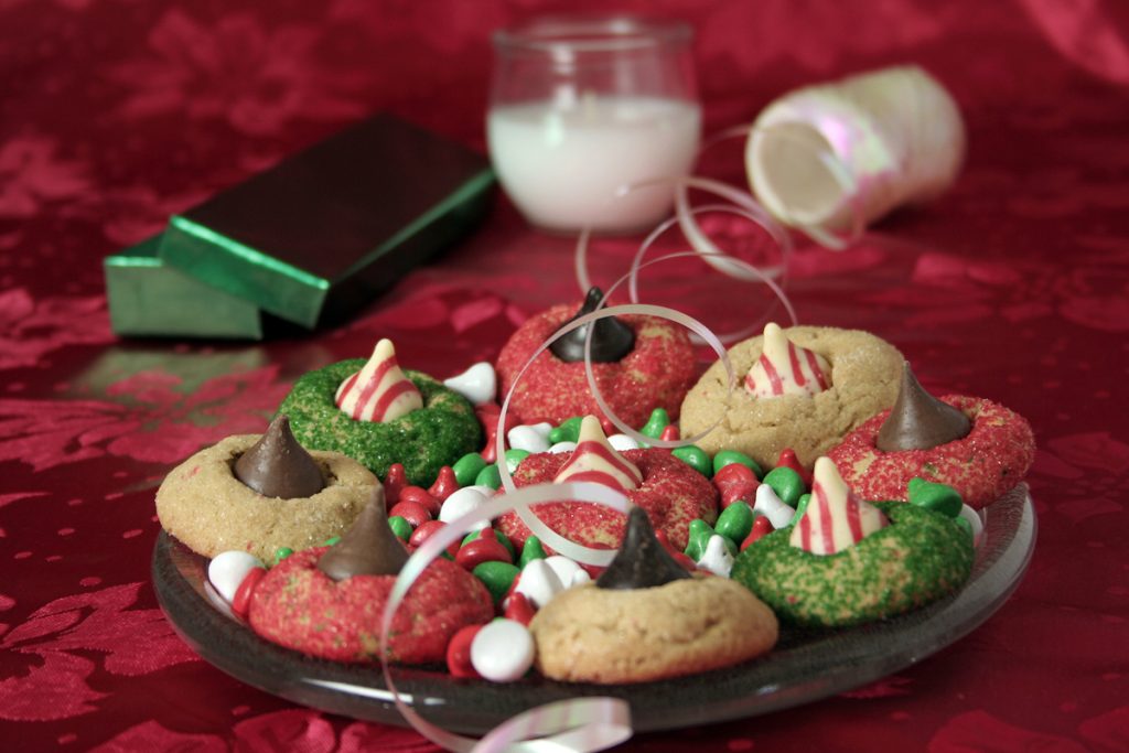 christmas peanut butter blossom cookie recipe