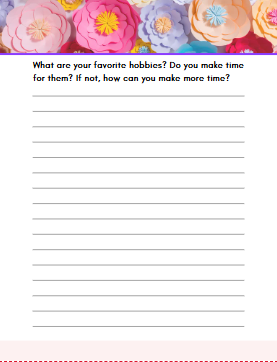 Get Your Groove Back Journal question page