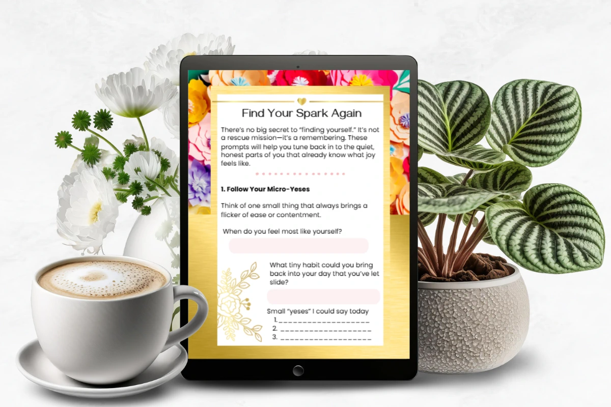 free find your spark again mini workbook