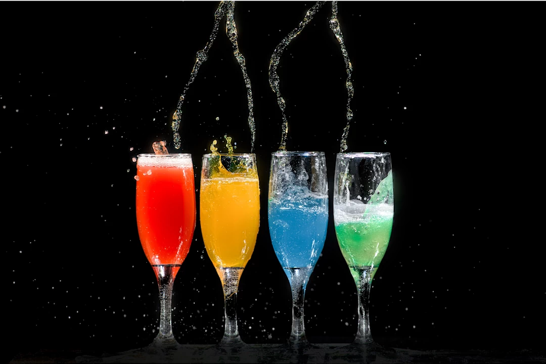 how to create a signature drink by color