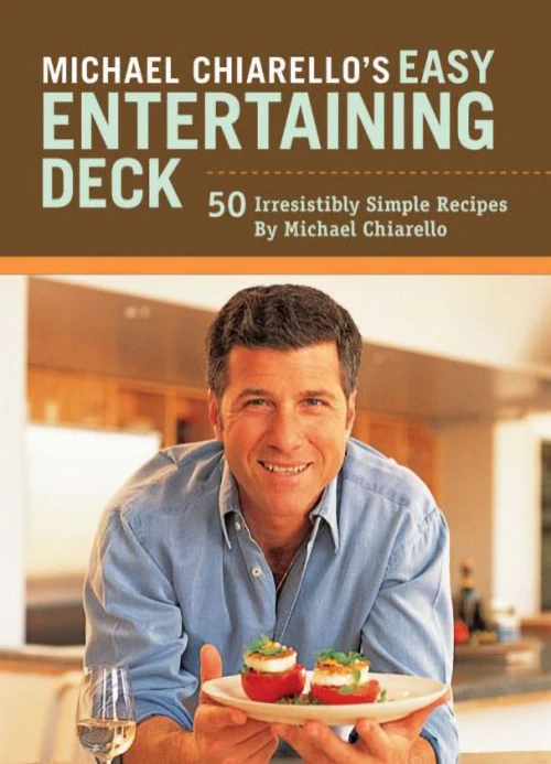 michael chiarello easy entertaining 50 recipe card deck