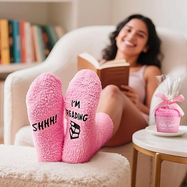 shh I'm reading socks
