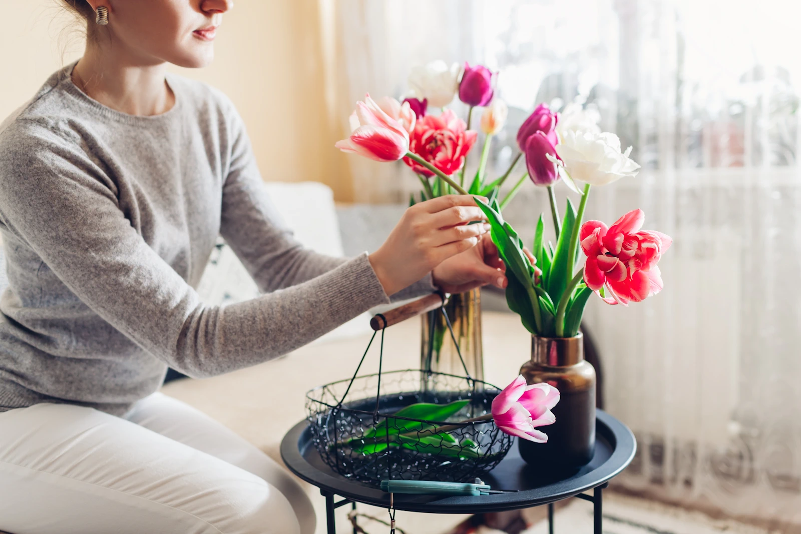Spring Tulip Arrangement Tips